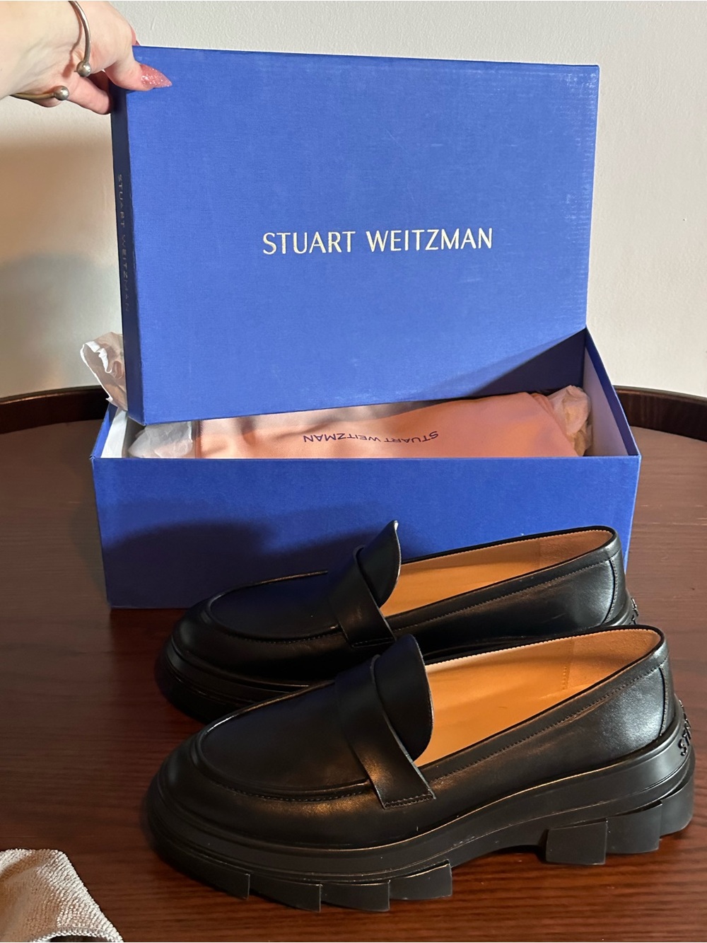 Stuart Weitzman Noho Chunky Loafer ax 8.5 nearly new
